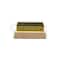 Gordon Brush 0.003 Brass Bristle, 4-1/4 x 2-1/2 Wood Block Brush, PK12 G1308B003 - alternate 1